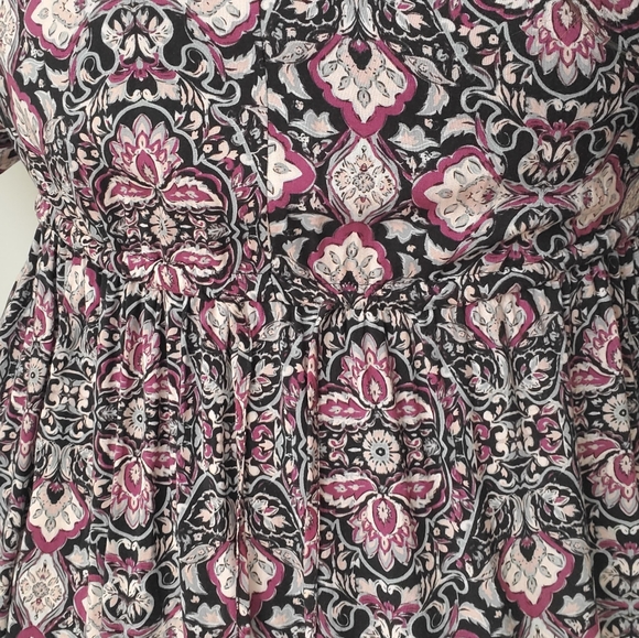 Torrid Challis Skater Dress Size 3 - Picture 4 of 7